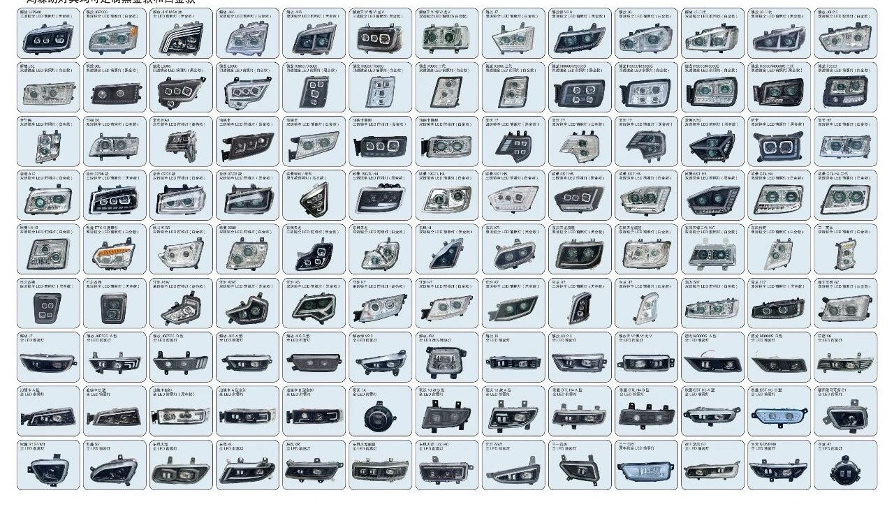 Chinese Truck LED Headlights & Fog Lights