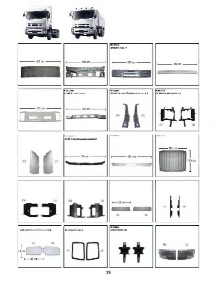Electroplating Inner Handle Assembly Left for ISUZU DECA360 GXZ360 FVZ300 FXZ360 FVZ360 Truck Spare Parts