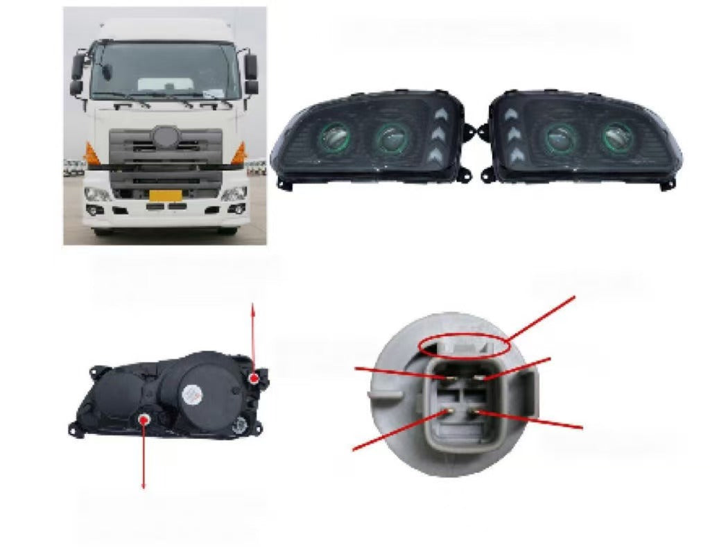 Hino LED Headlights