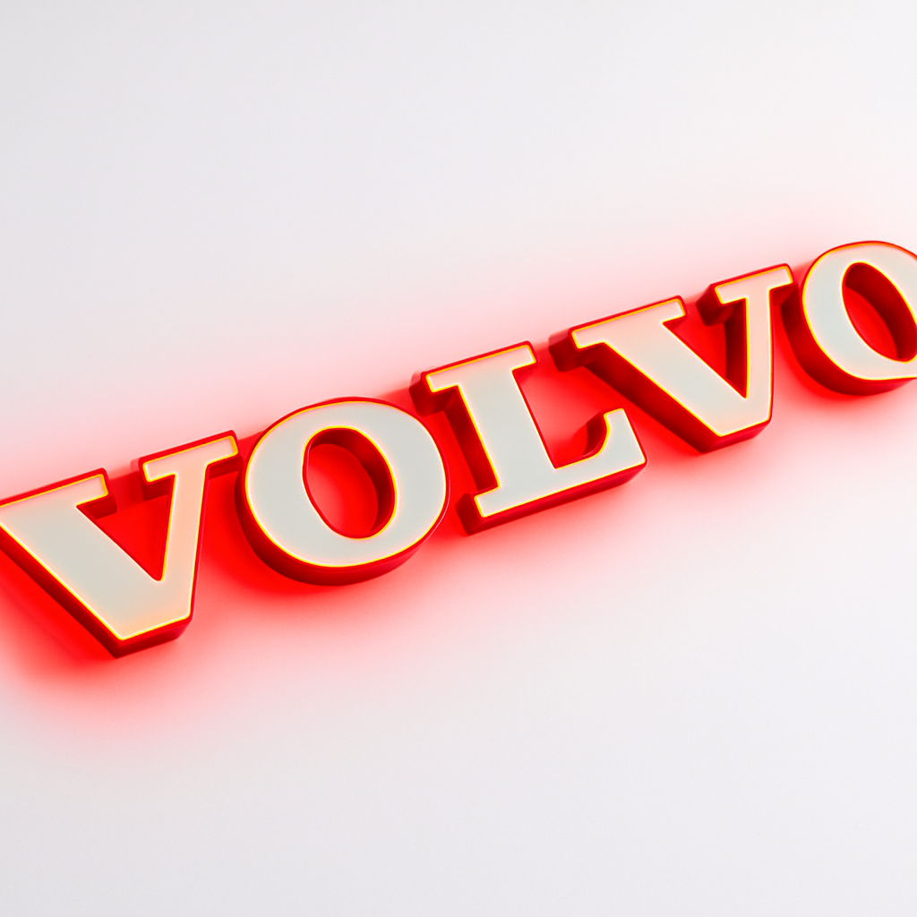 VOLVO LED Illuminated Truck Logo Emblem