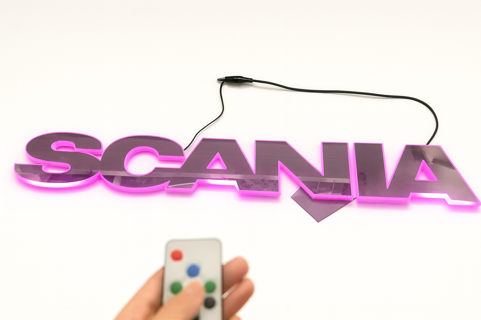 SCANIA LED Illuminated Truck Logo Emblem