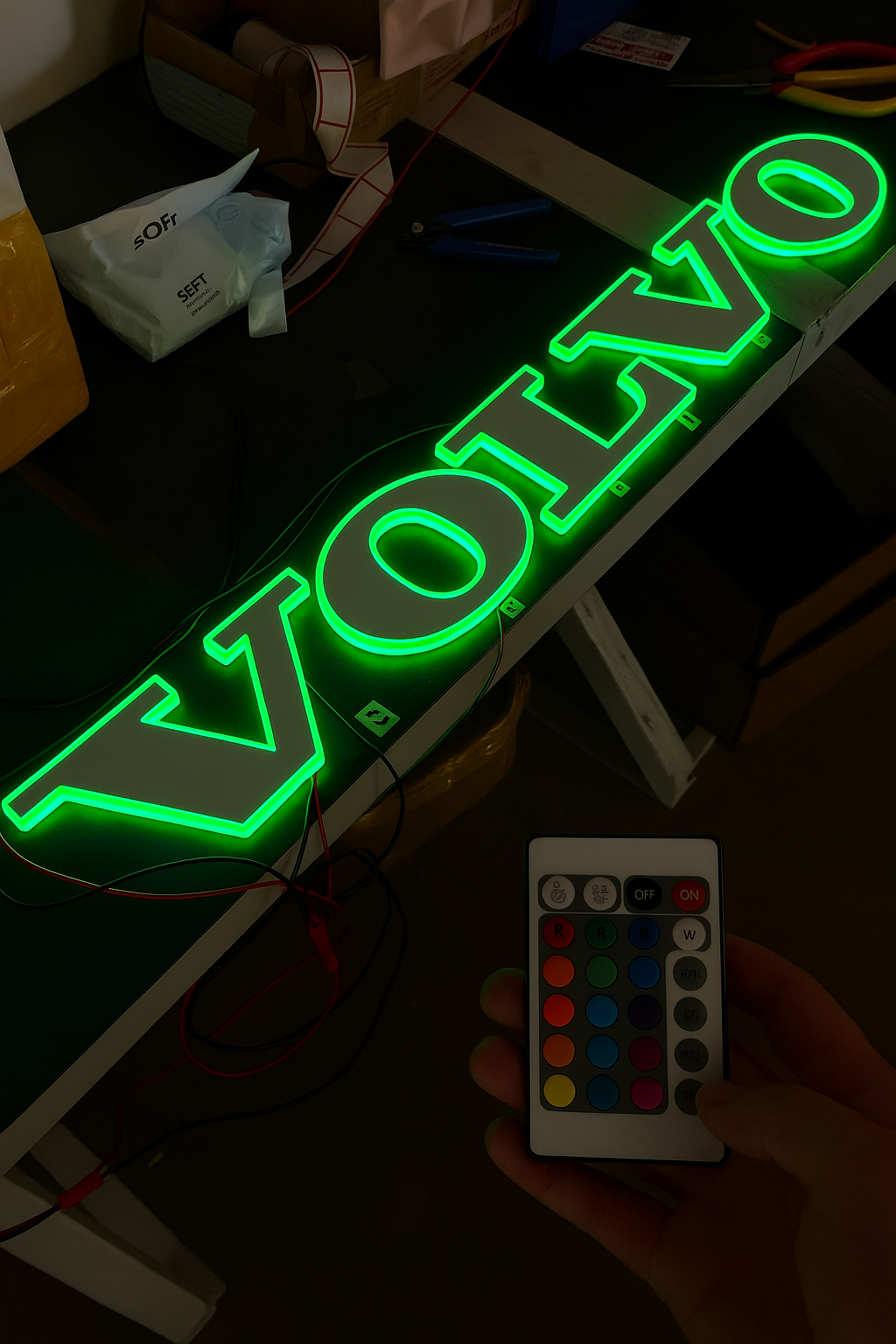 VOLVO LED Illuminated Truck Logo Emblem