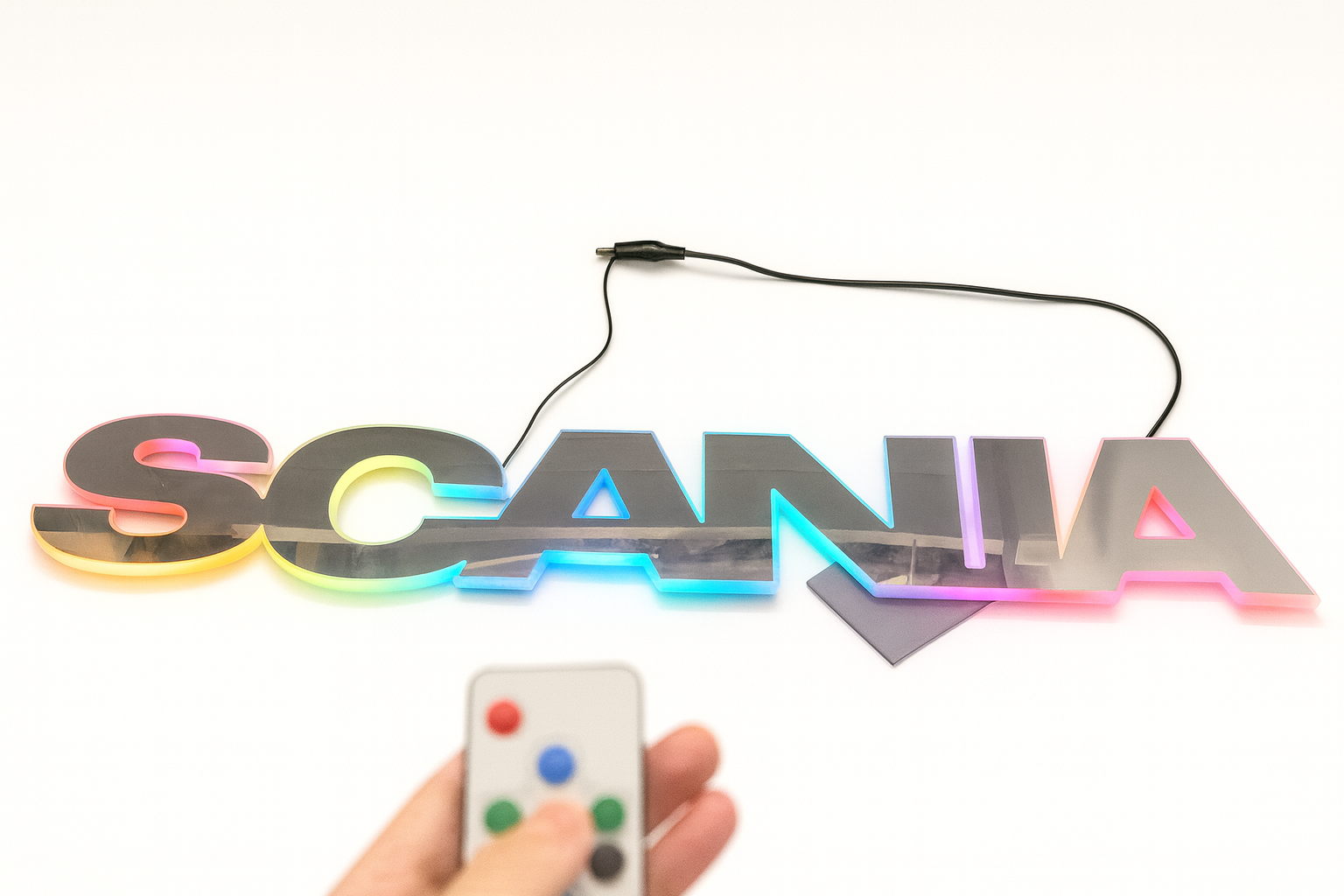 SCANIA LED Illuminated Truck Logo Emblem