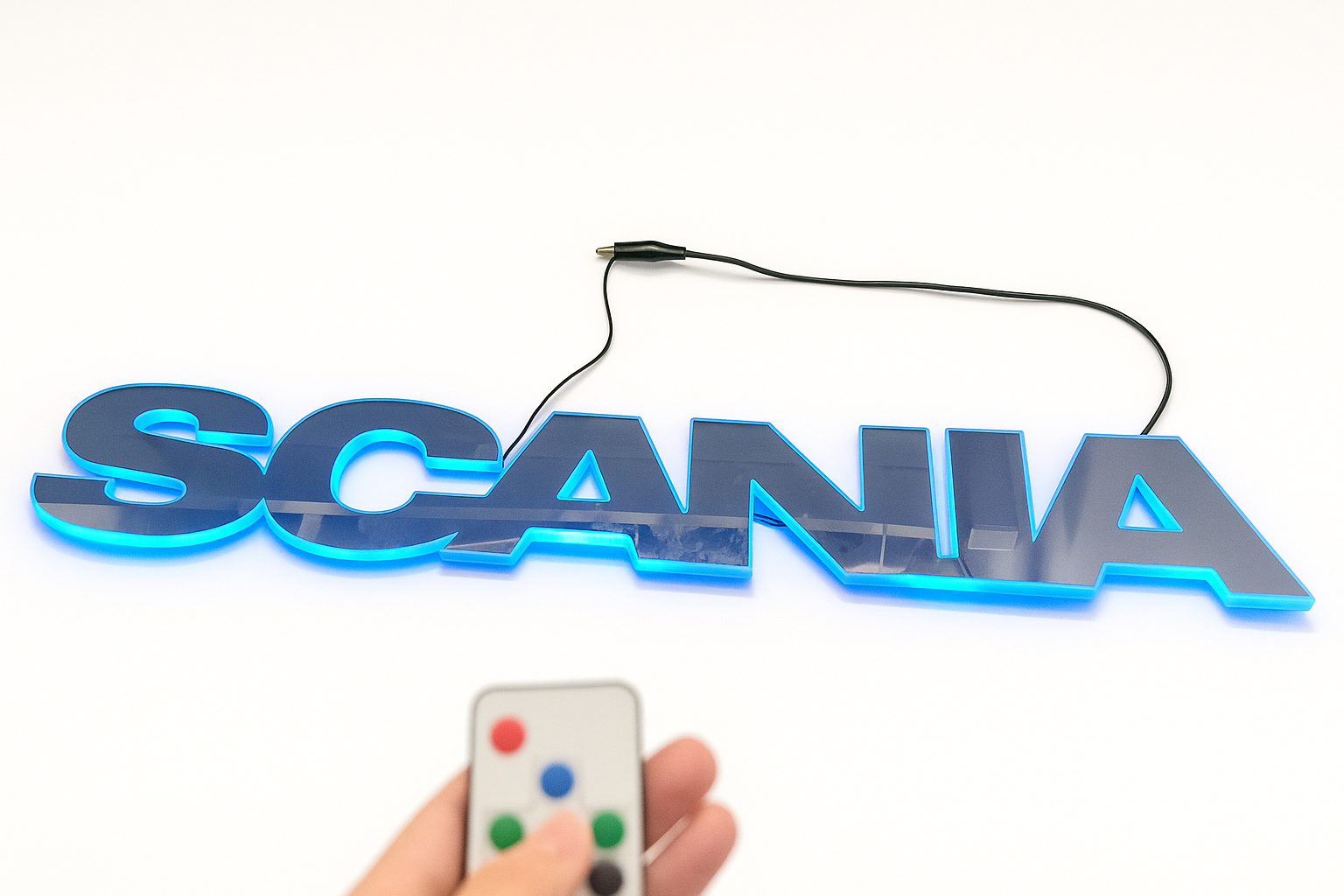 SCANIA LED Illuminated Truck Logo Emblem