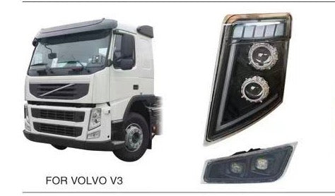 For Volvo V3 (FH3/FM3) — Headlights + Fog Lights