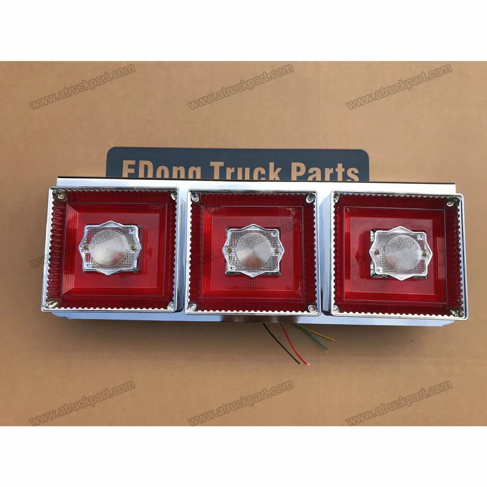 Chrome Truck Tail Lamp 60*21.5*11cm for HINO ISUZU FUSO NISSAN UD Truck