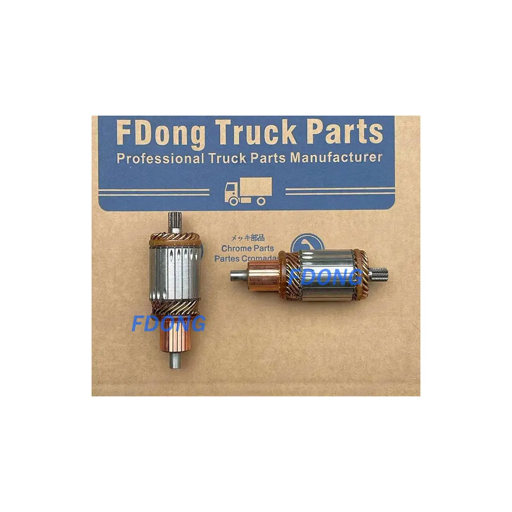 03555020016 Starter Motor Armature L:164.5MM O.D54mm T:9 SLOST:23 24V 4.5kw for Japanese Truck Spare Parts