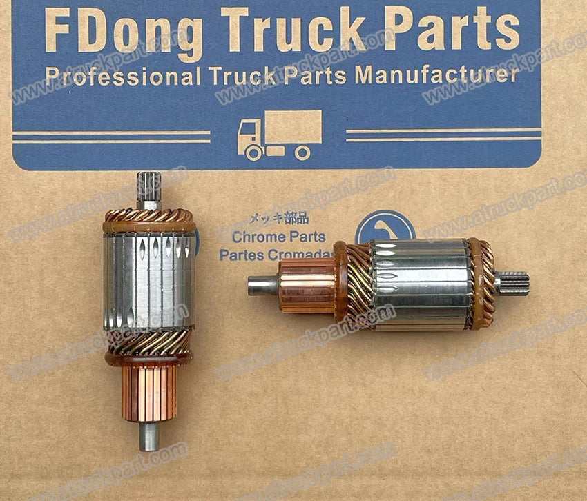03555020016 Starter Motor Armature L:164.5MM O.D54mm T:9 SLOST:23 24V 4.5kw for Japanese Truck Spare Parts