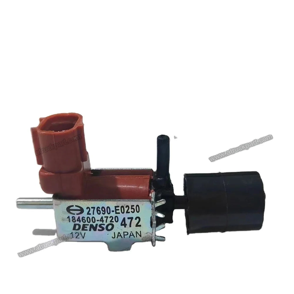 27690-E0250 184600-4720 Vacuum Solenoid Valve for Japanese Truck Spare Parts