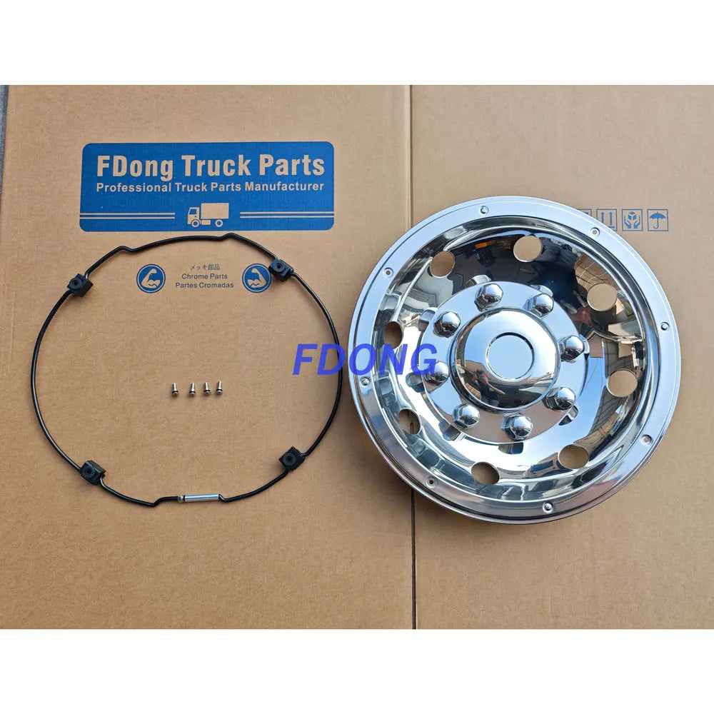 Wheel Cover 19.5inch 8holes PCD 222 Rear 1PCS for HINO ISUZU FUSO NISSAN UD Truck