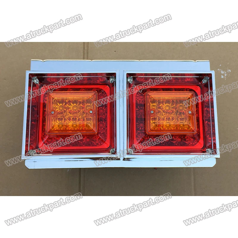 Chrome Truck Tail Lamp Bulb for HINO ISUZU FUSO NISSAN UD Truck Spare Body Parts