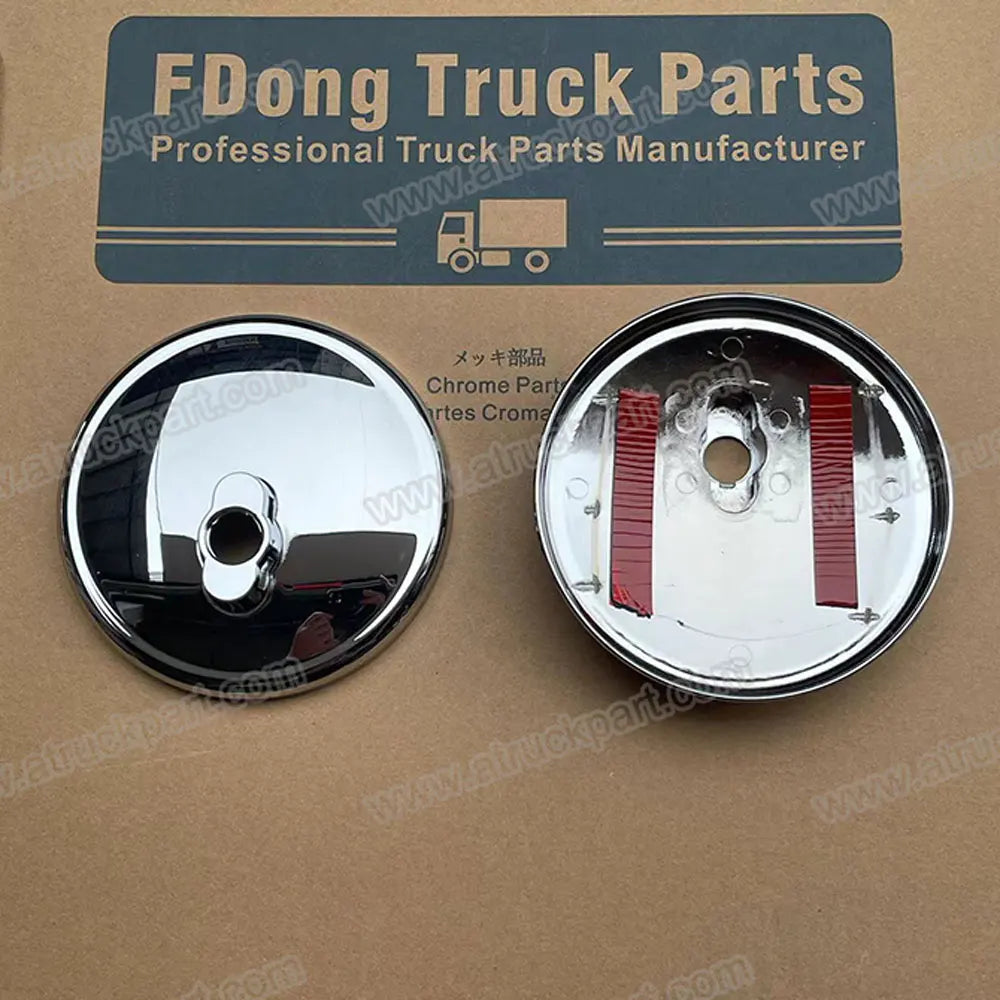 Chrome Mirror Cover 15cm New Part for ISUZU HINO FUSO NISSAN UD Trucks Body Parts