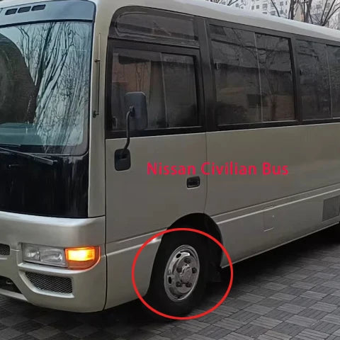 16 Inch 5 Holes Stainless Wheel Cover Set for Toyo Ta Coaster Bus Spare Parts Front and Wheel Cover Set for Nissan Civilian Bus