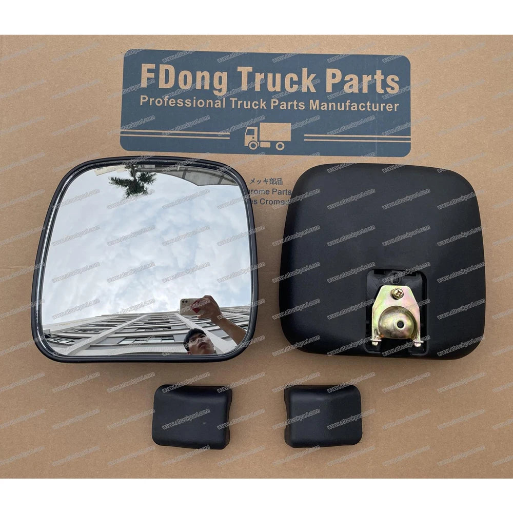 Chrome Mirror Cover 21cm * 21cm for ISUZU HINO FUSO NISSAN UD Truck New Condition
