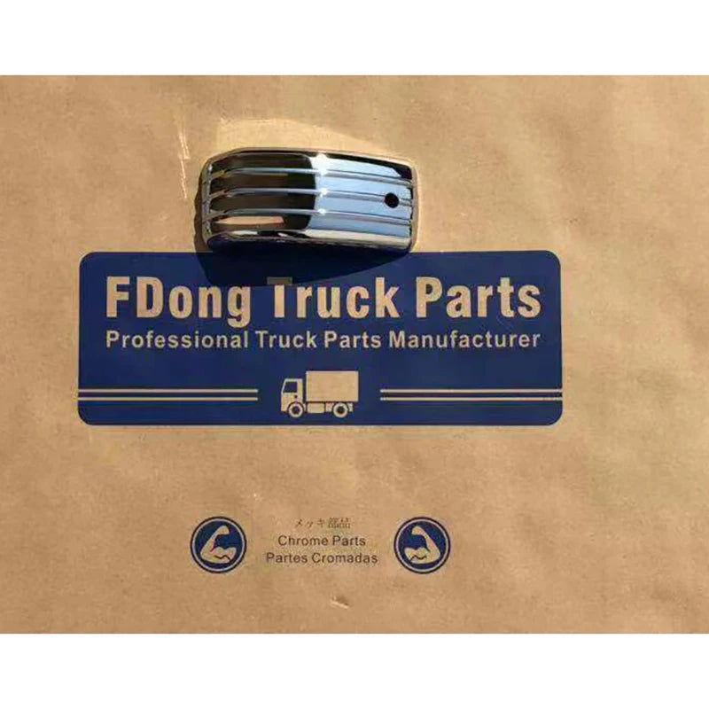 Chrome Door Lamp Cover LH RH for Nissan QUON for UD QUON Truck Spare Body Parts