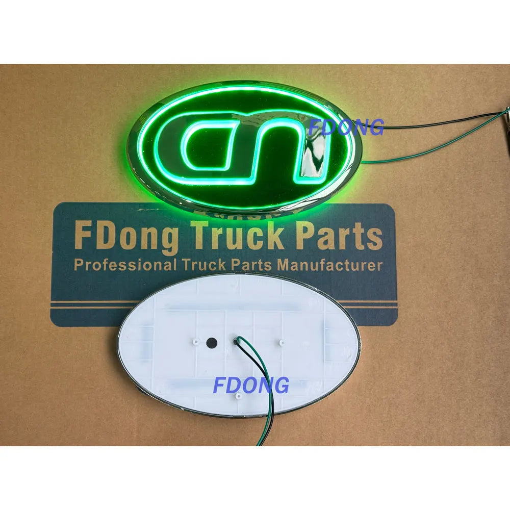 logo "UD" 22*12cm Green for NISSAN for UD PKB CWM 454 Truck Spare Body Parts