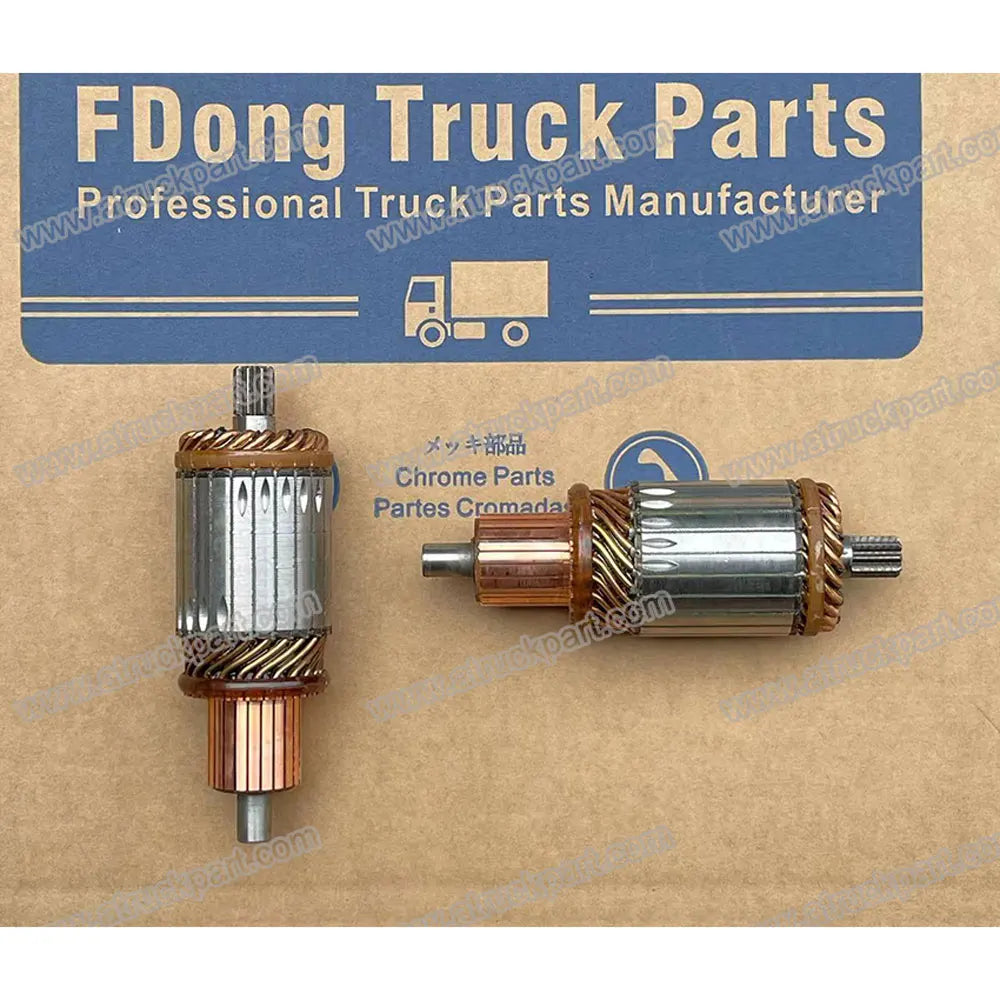 03555020016 Starter Motor Armature L:164.5MM O.D54mm T:9 SLOST:23 24V 4.5kw for Japanese Truck Spare Parts