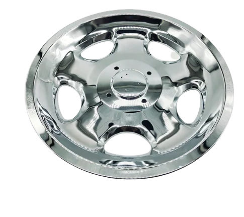 17.5 Inch 5 Holes Stainless Wheel Cover Set for 2018 Toyo Ta Coaster Bus Spare Parts Front and Wheel Cover Set