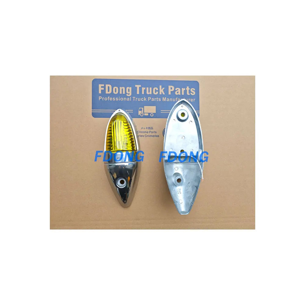 Catfish Light (small) Yellow for HINO ISUZU FUSO NISSAN UD Truck Spare Body Parts