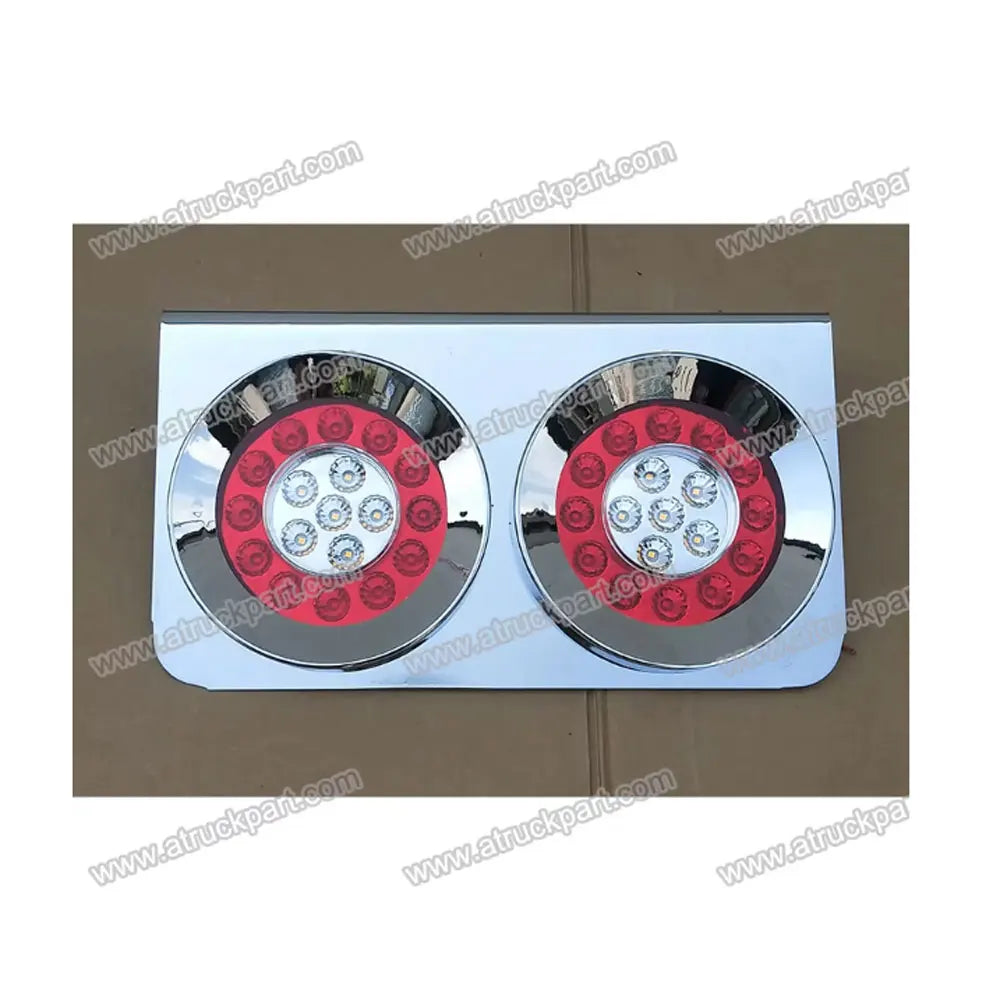 Chrome Truck Tail Lamp LED White for HINO ISUZU FUSO NISSAN UD Truck Spare Body Parts