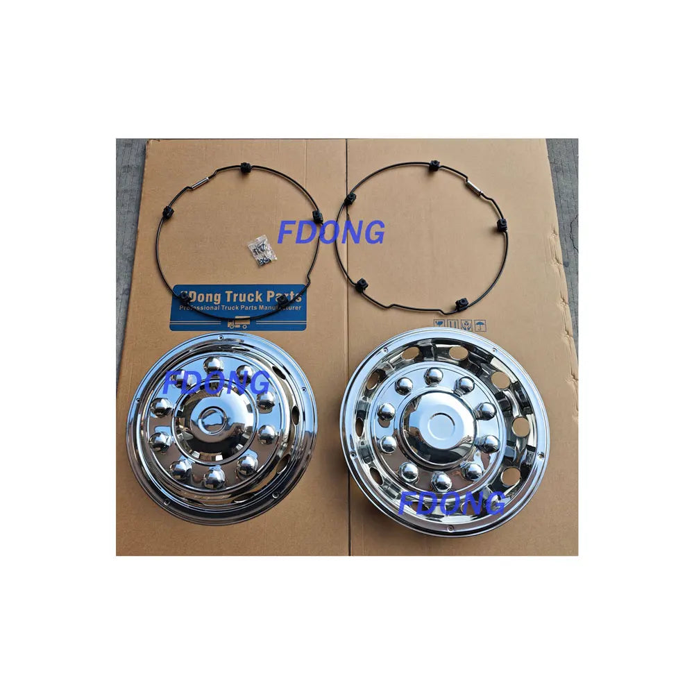 New Chrome Stainless Steel Wheel Cover 22.5inch 10holes PCD285.75/335mm for HINO ISUZU FUSO NISSAN UD Truck