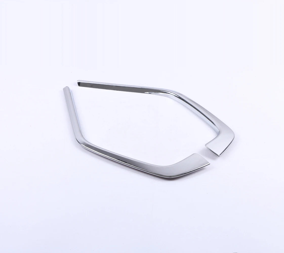 Chrome Car Exterior Accessories Kits for TOYOTA RAV4 2019 2020 Front Bumper Decoration Cover Grille Trim Strips Grill Cover