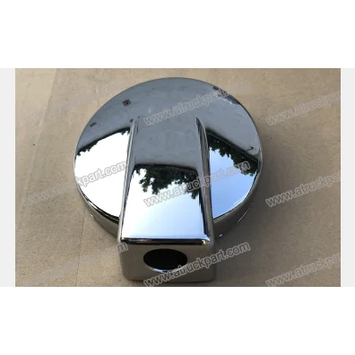 Chrome Mirror Cover 17cm *14.5cm Circle Orifice for ISUZU HINO FUSO NISSAN UD Truck