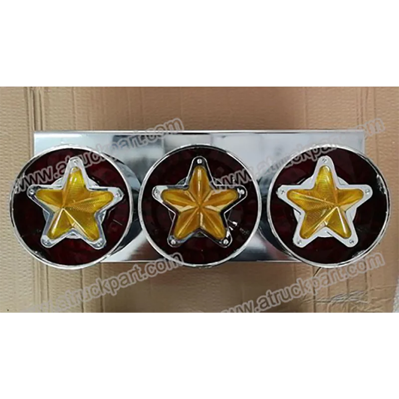 Chrome Truck Tail Lamp LED 43*17.5*19cm for HINO ISUZU FUSO NISSAN UD Truck
