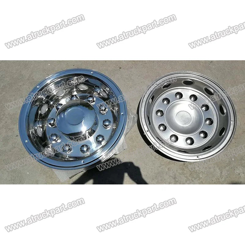 Chrome Wheel Cover 22.5inch 10holes PCD285.75/335mm for HINO ISUZU FUSO NISSAN UD Truck