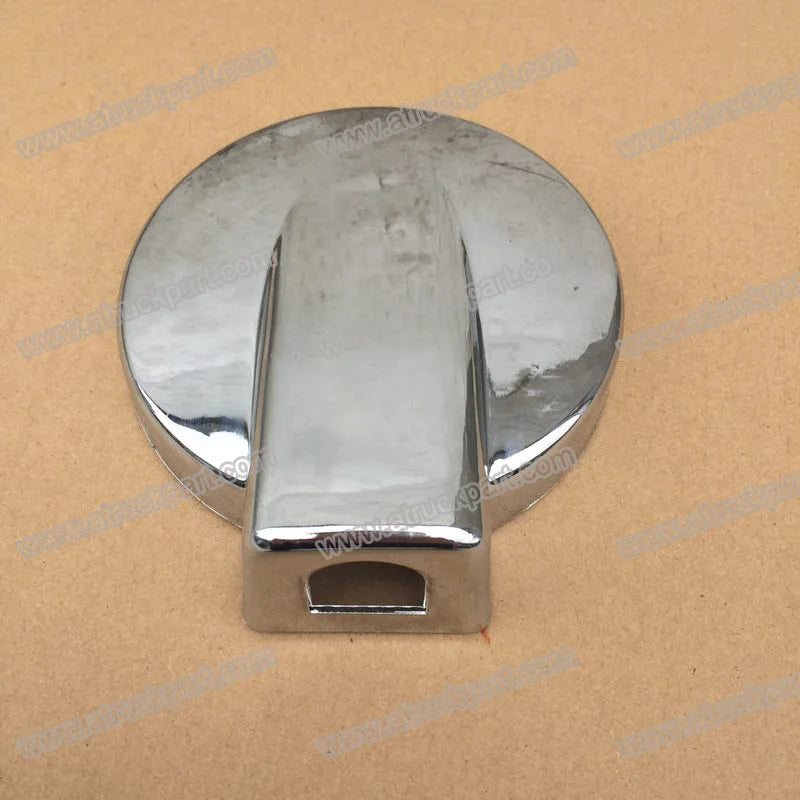 Chrome Mirror Cover for ISUZU HINO FUSO NISSAN UD Truck Semicircle Orifice 17cm * 14.5cm Models NPR and Canter New Condition