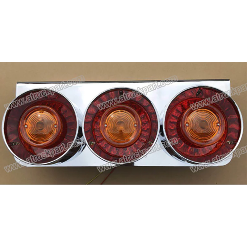 Chrome Truck Tail Lamp Bulb for HINO ISUZU FUSO NISSAN UD Truck
