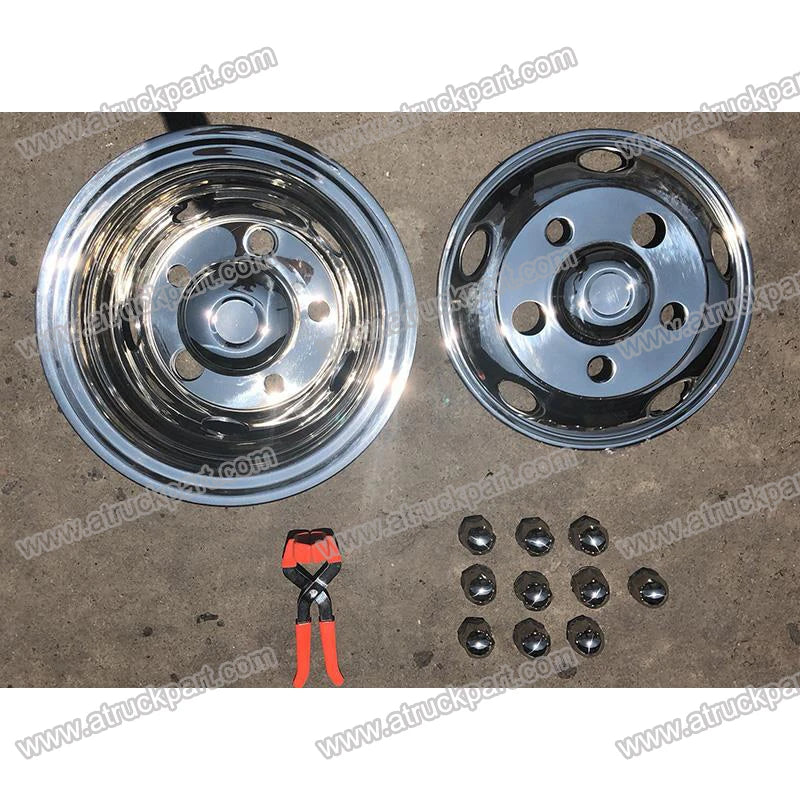 Chrome Wheel Cover 16inch 5holes PCD207mm for HINO ISUZU FUSO NISSAN UD Truck