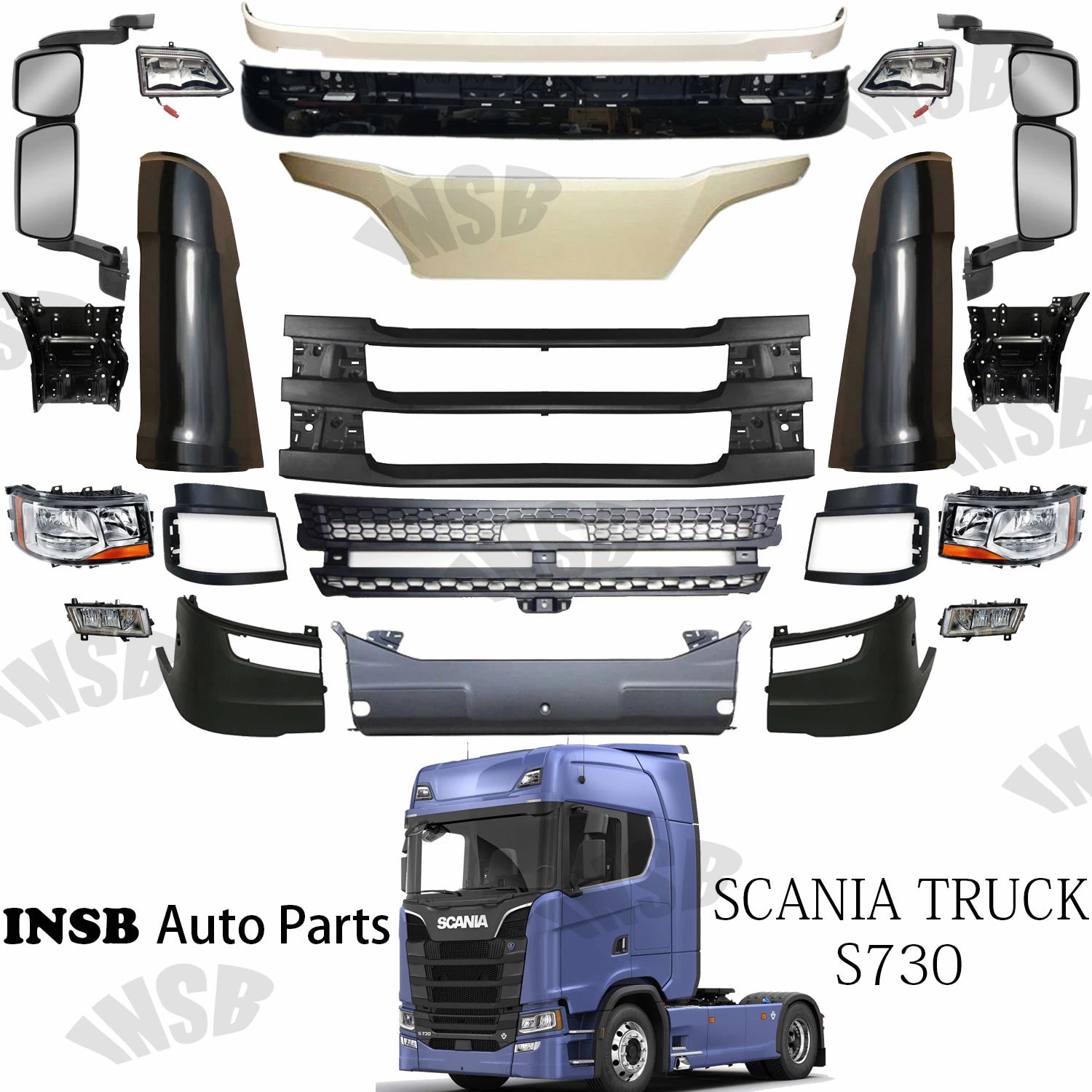 2334040 BUMPER COVER for Scania 6 Series Truck Parts European Truck Body Parts