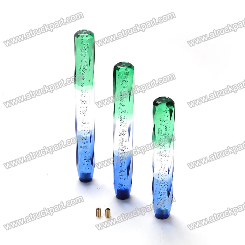 Crystal Gear Lever Shifter 30cm/35cm/40cm Green White and Blue for Hino/Isuzu/Fuso/UD Truck Spare Body Parts