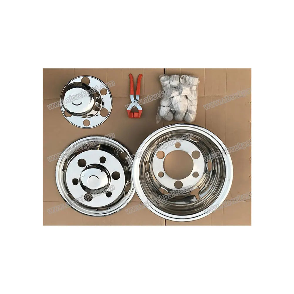Chrome Wheel Cover 17.5inch 6holes PCD222mm for HINO ISUZU FUSO NISSAN UD Truck
