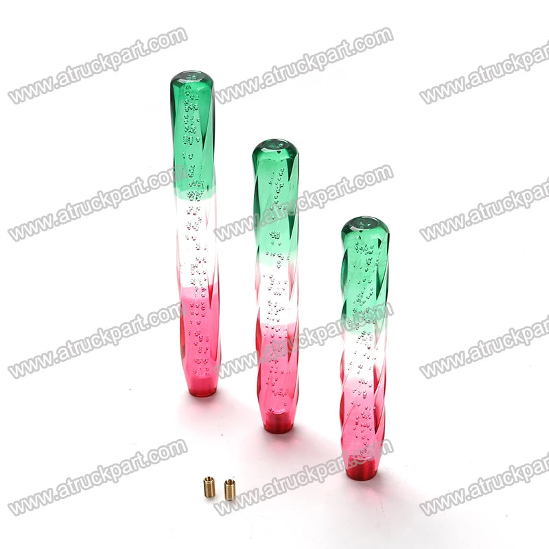 Crystal Gear Lever Shifter 30cm/35cm/40cm Green White and Red for Hino/Isuzu/Fuso/UD Truck Spare Body Parts