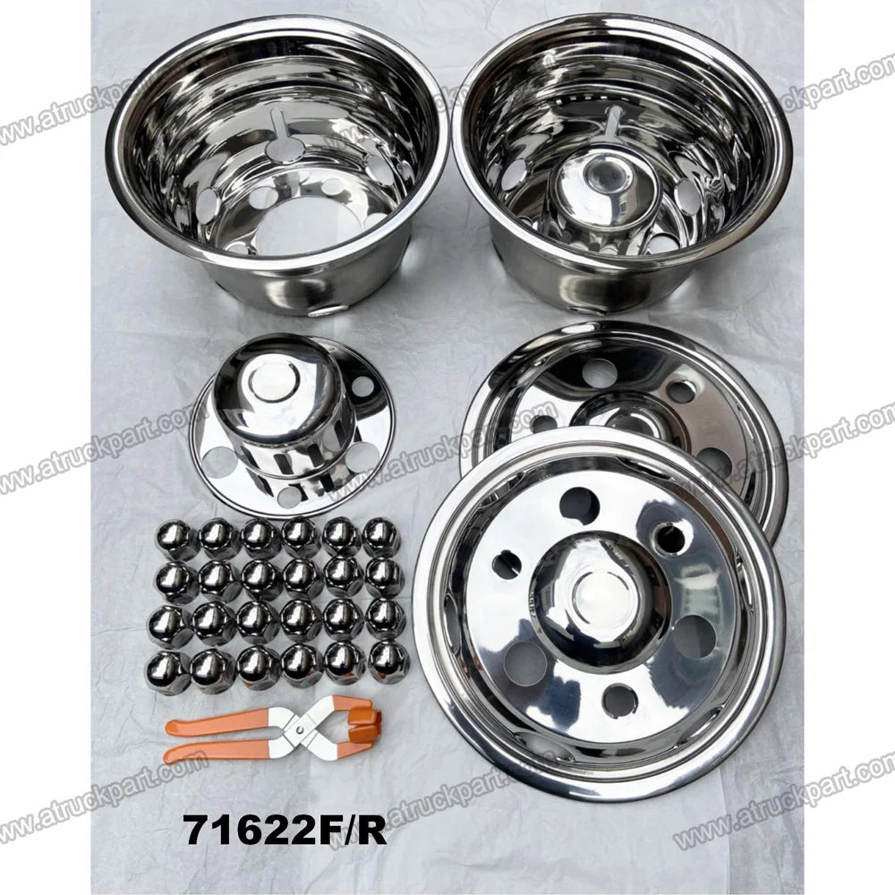 Chrome Wheel Cover 16inch for HINO ISUZU FUSO NISSAN UD Truck