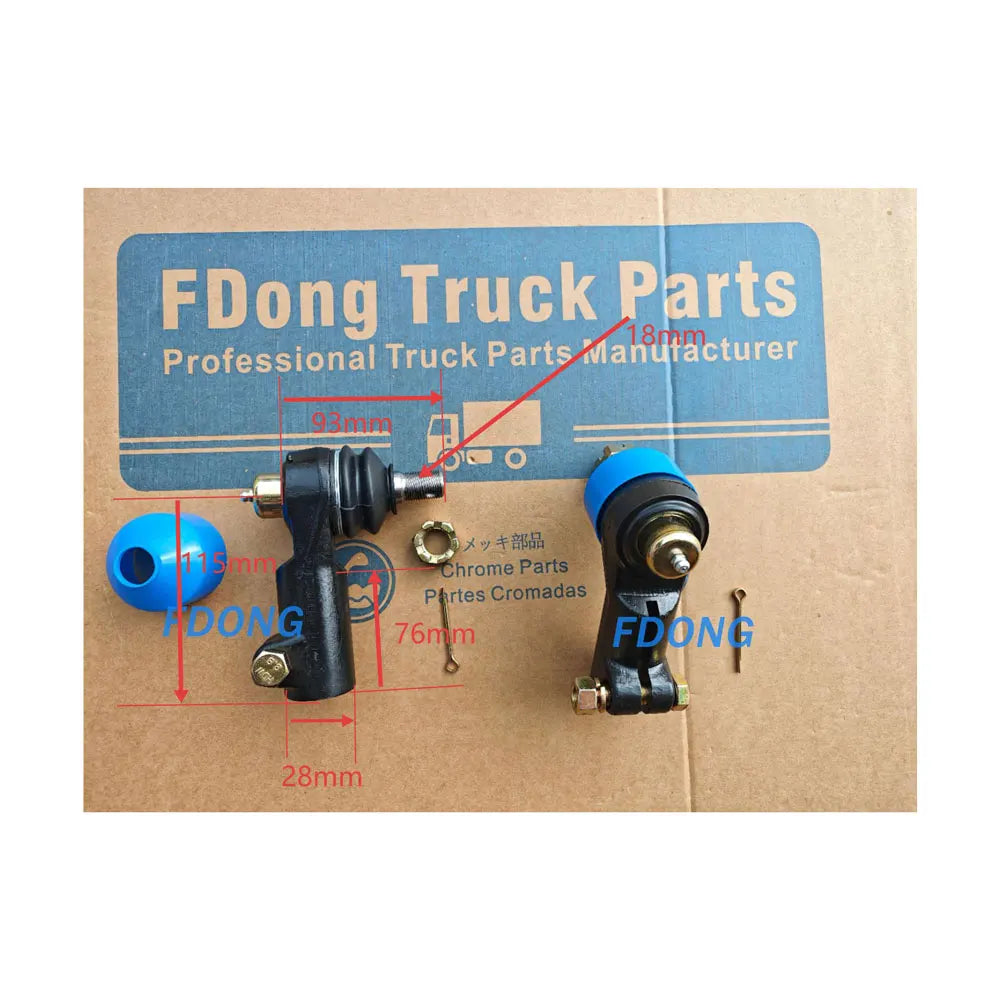 S4550-E0050/S4550E0050 TIE ROD END RH New Metal for Hino Isuzu Fuso NPR NQR Japanese Truck Spare Parts
