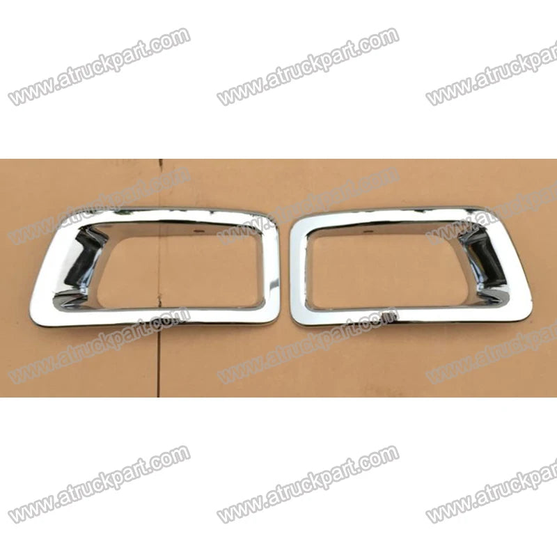 Chrome Front Bumper Lamp Cover for HINO ISUZU FUSO NISSAN UD Truck Spare Body Parts