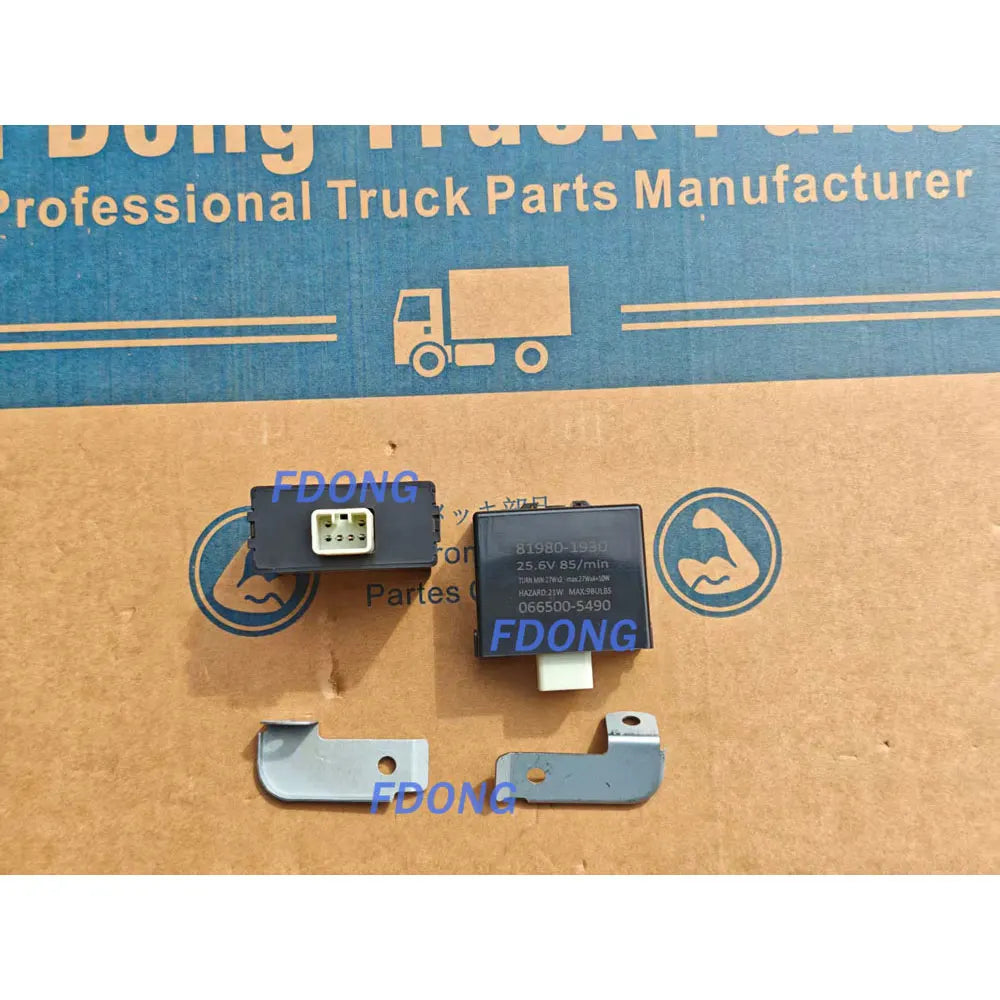 066500-5490 81980-1930 0665005490 819801930 Flasher Relay for Japanese Truck Spare Parts
