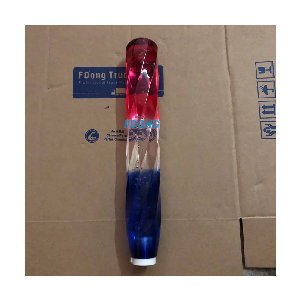 Crystal Gear Lever Shifter 30cm/35cm/40cm Red White and Green for Hino/Isuzu/Fuso/UD Truck Spare Body Parts