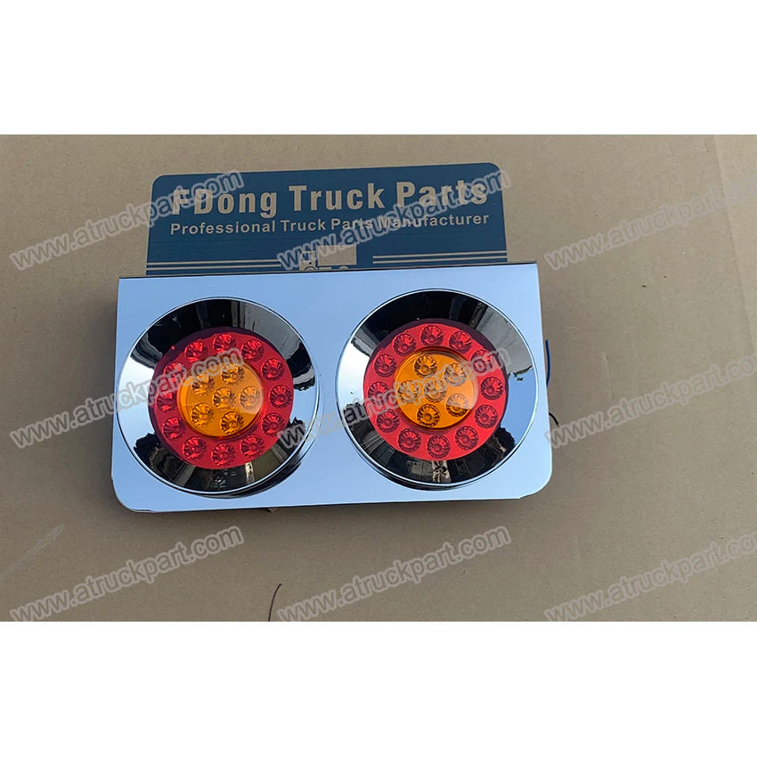Chrome LED Truck Tail Lamp for HINO ISUZU FUSO NISSAN UD Truck