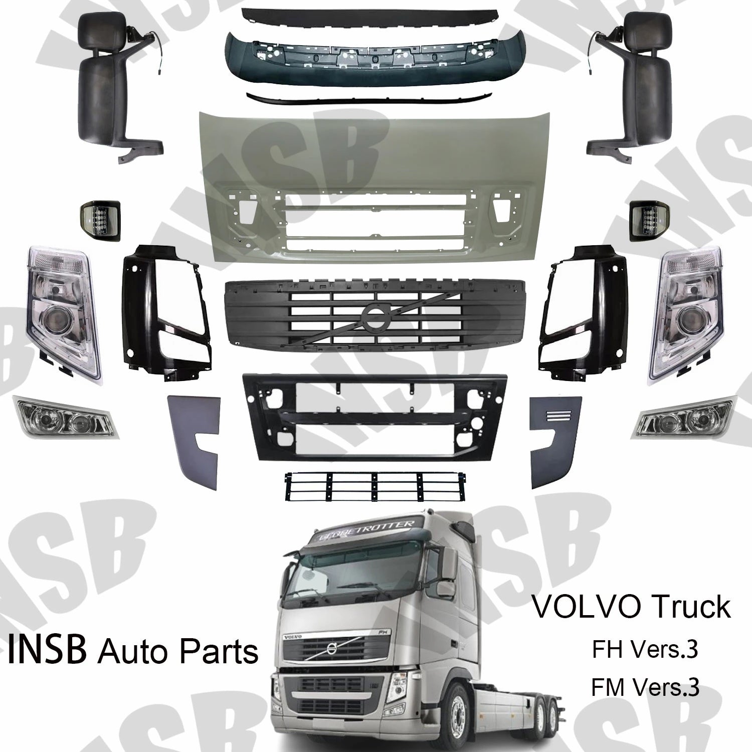 3175366 Plastic Door Handle Cover for Volvo FH12 FM12 Truck