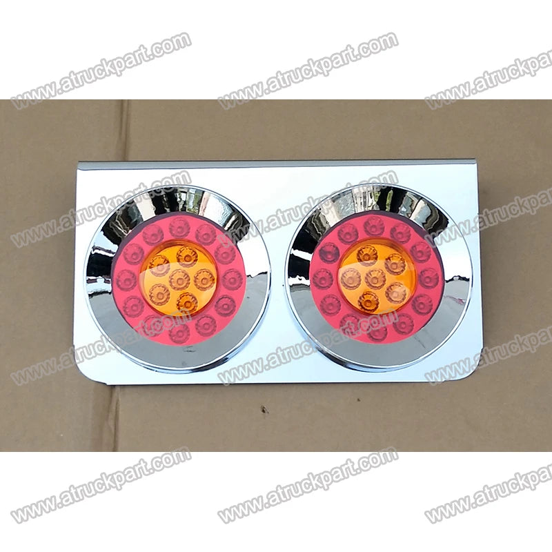 Chrome Truck Tail Lamp LED for HINO ISUZU FUSO NISSAN UD Truck Spare Body Parts