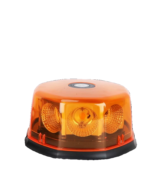 High-brightness COB flashing mushroom light, truck strong magnetic ceiling warning light, one drag and two open, round flashing warning light