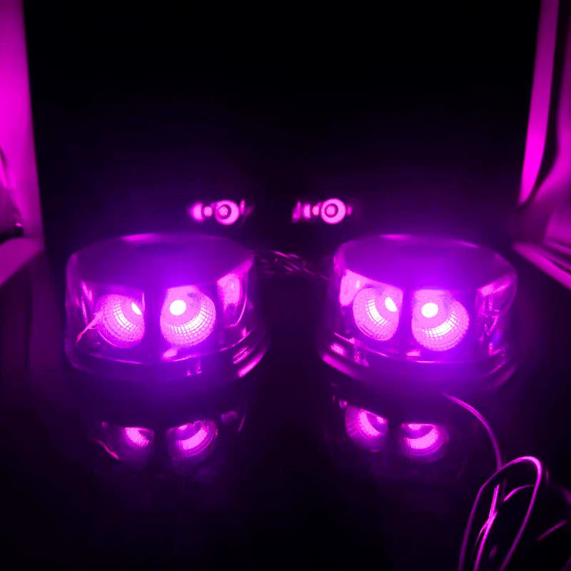 High-brightness COB flashing mushroom light, truck strong magnetic ceiling warning light, one drag and two open, round flashing warning light