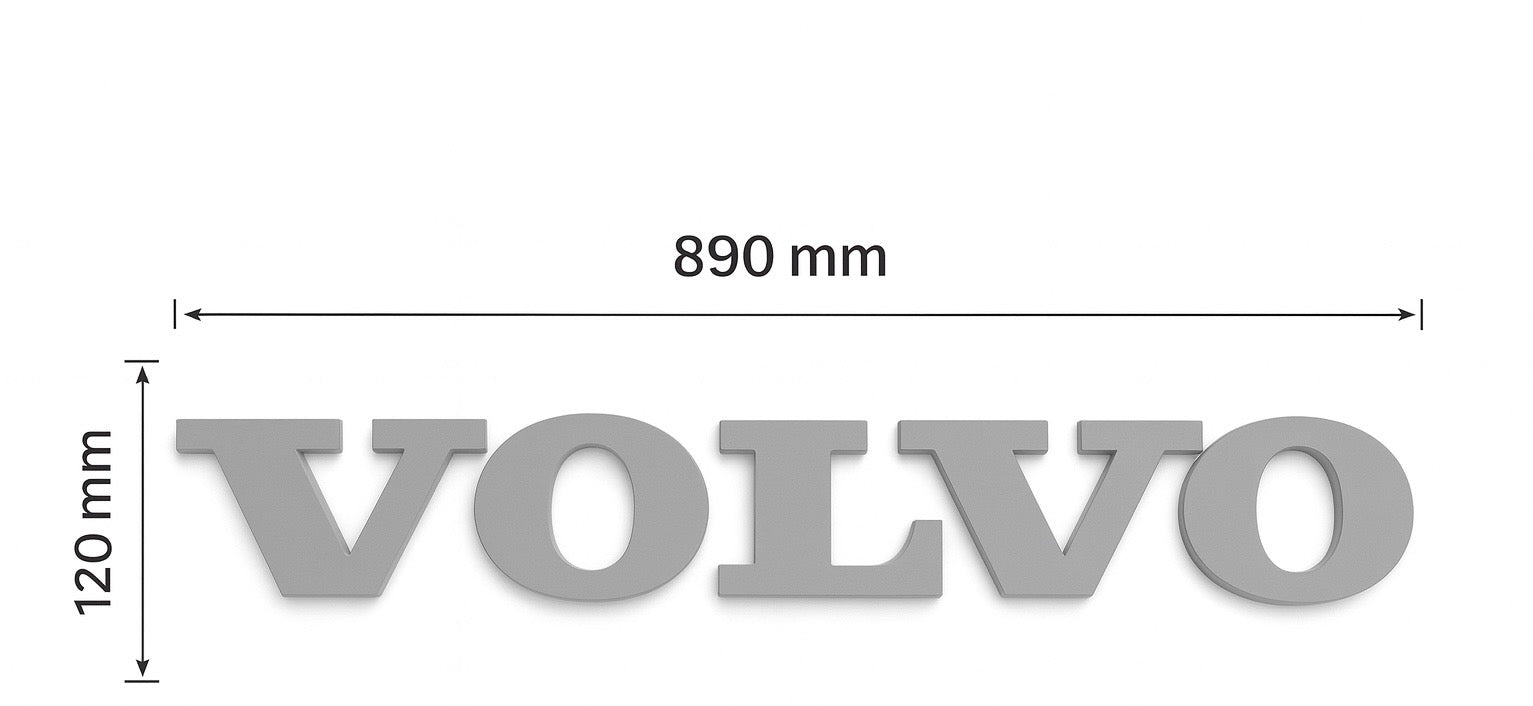 VOLVO LED Illuminated Truck Logo Emblem