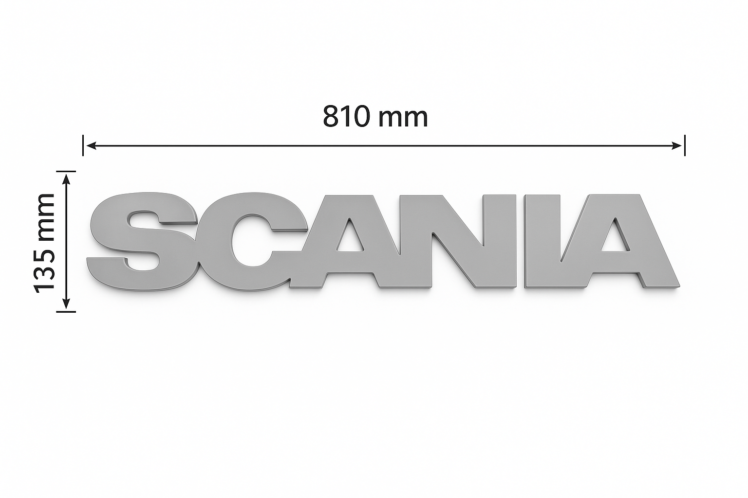 Scania+super  Mini-Letter Illuminated Signage