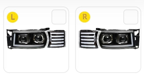 Scania S3 G440 LED Headlights + Turn Signals (L+R)