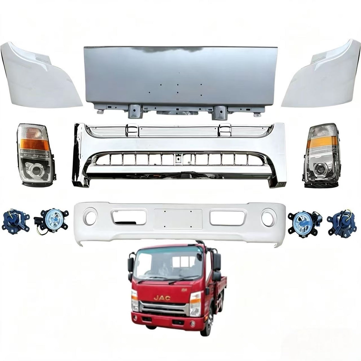 Head Lamp LHD LH 24V Red Case for JAC N721 TRUCK Spare Parts